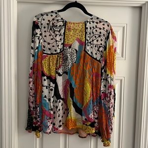 Anthropologie multicolored top